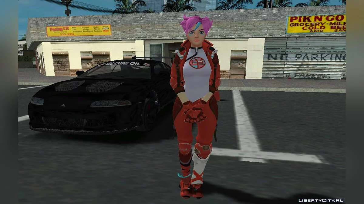 Mika from Fortnite / GTA San Andreas