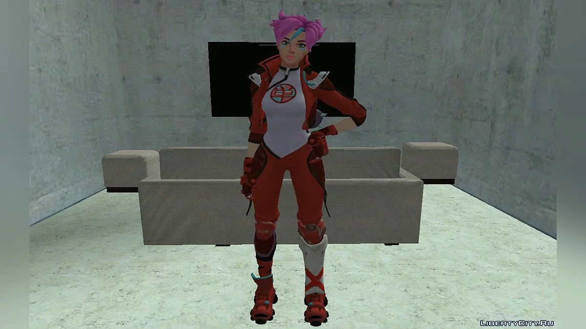 Mika from Fortnite / GTA San Andreas