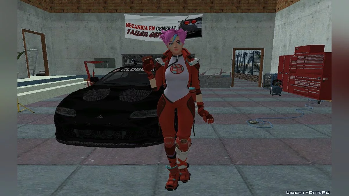 Mika from Fortnite / GTA San Andreas