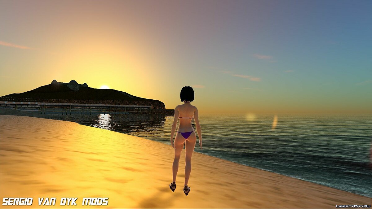 Download Mikasa Ackerman in a bikini for GTA San Andreas