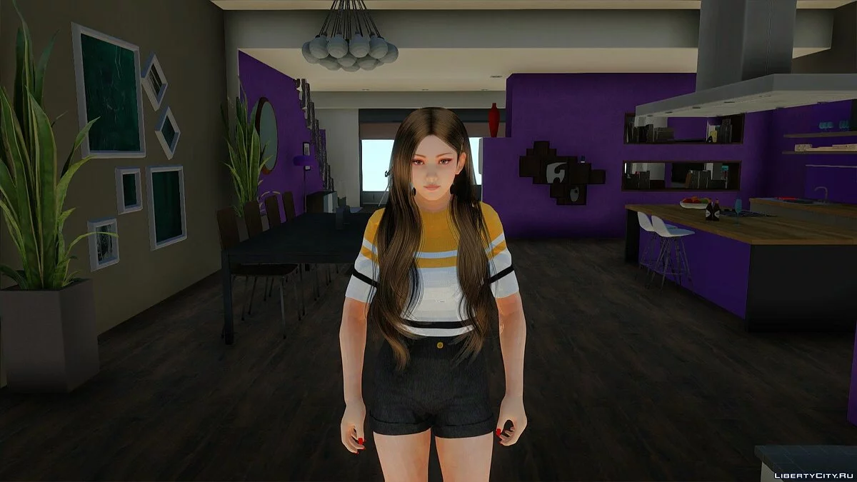 Мэй Ширануи в повседневной одежде v6 / GTA San Andreas