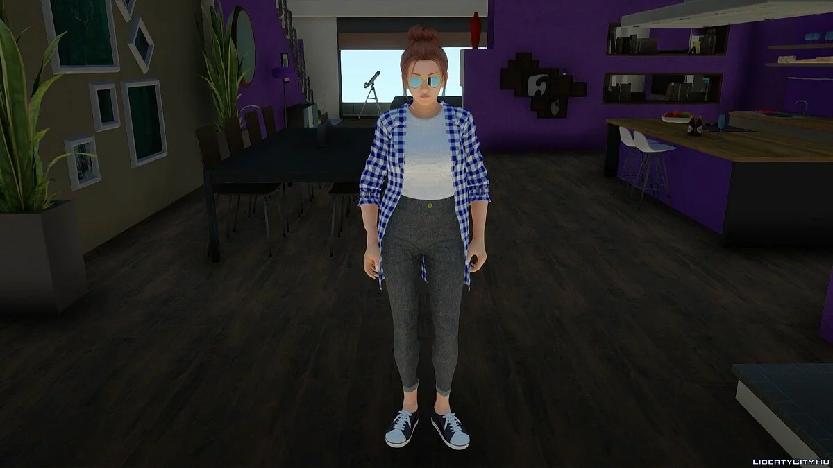 Мэй Ширануи в повседневной одежде корейский стиль v3 / GTA San Andreas