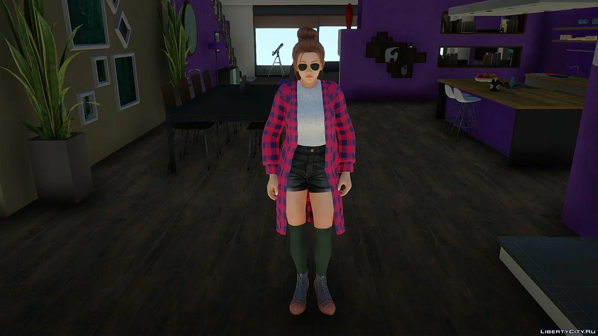 Mai Shiranui en tenue décontractée style coréen v4 / GTA San Andreas