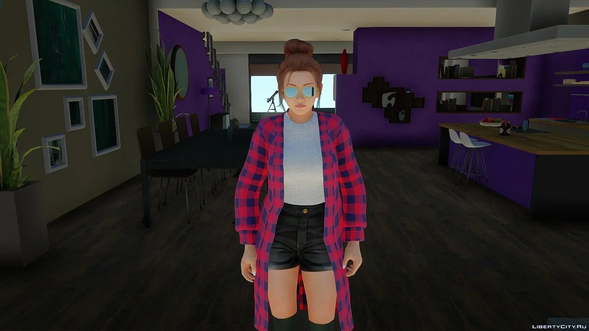 Mai Shiranui en tenue décontractée style coréen v4 / GTA San Andreas