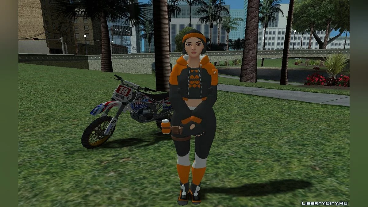 Sagan from Fortnite / GTA San Andreas