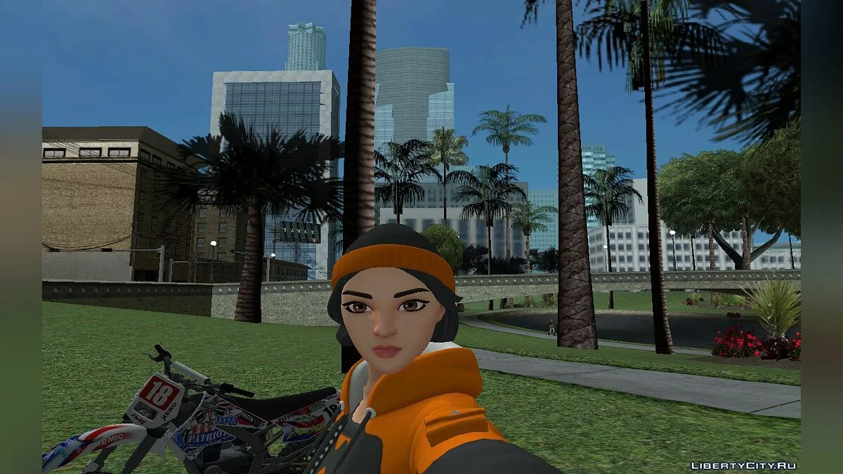 Sagan from Fortnite / GTA San Andreas