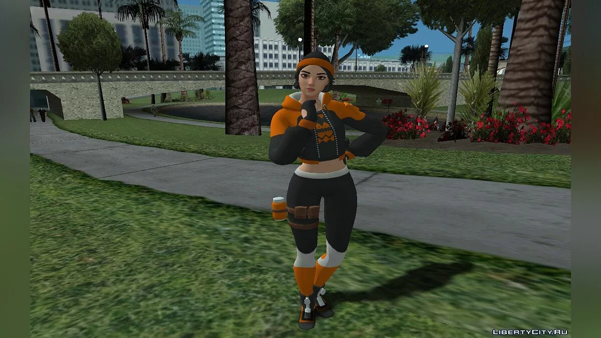 Sagan from Fortnite / GTA San Andreas