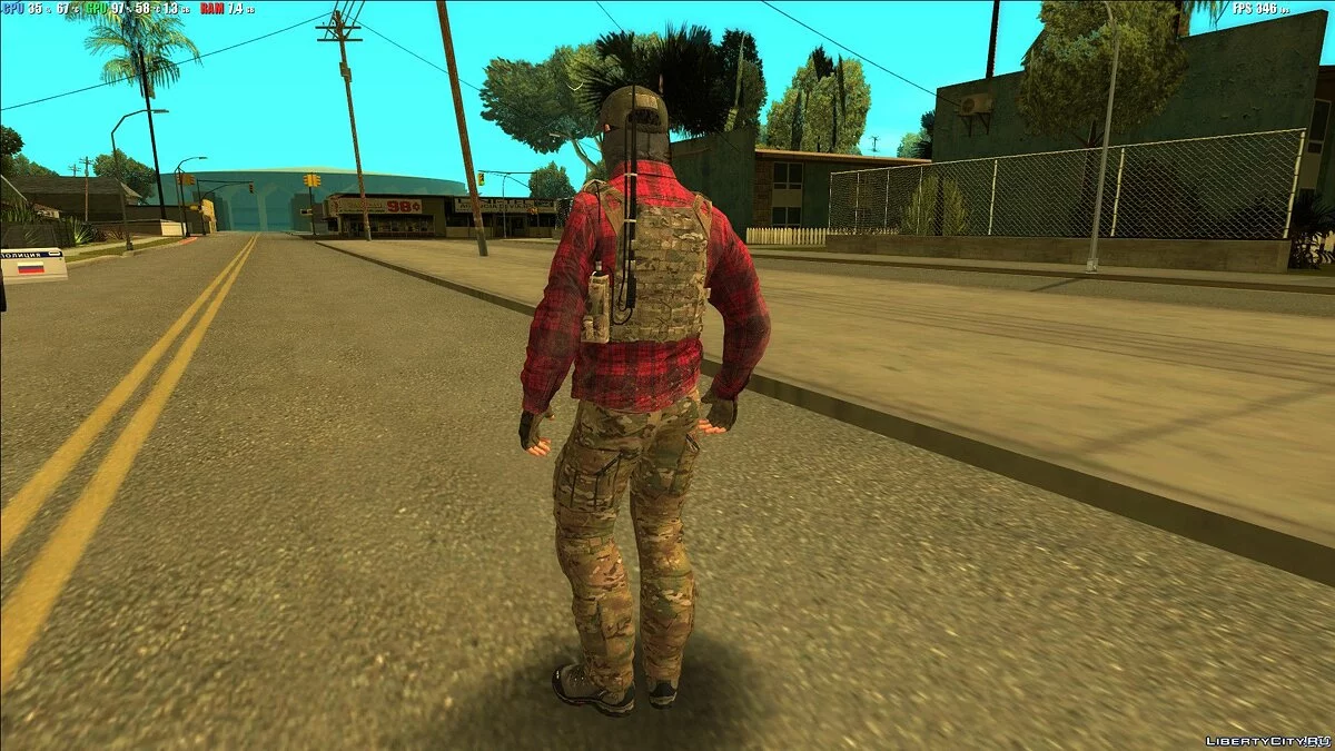 Співробітник приватної військової компанії США / GTA San Andreas
