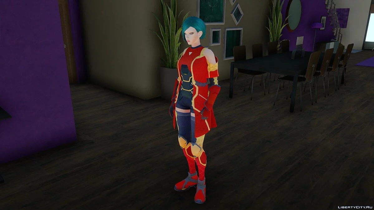 Zero Flaming Suit з Cyber Hunter / GTA San Andreas