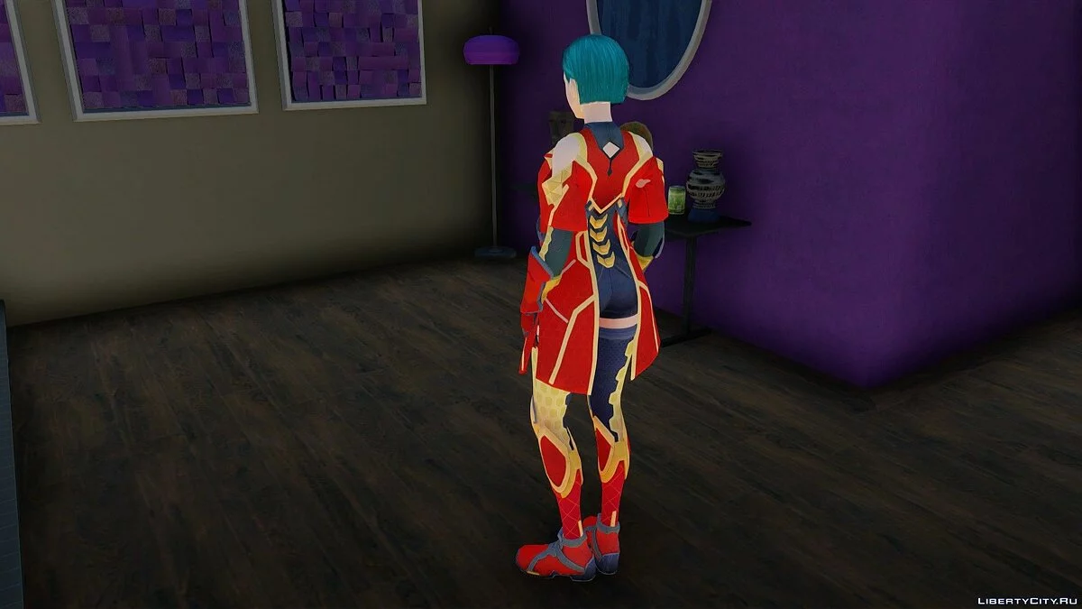 Zero Flaming Suit з Cyber Hunter / GTA San Andreas