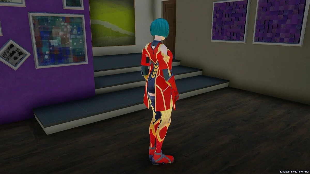 Zero Flaming Suit з Cyber Hunter / GTA San Andreas