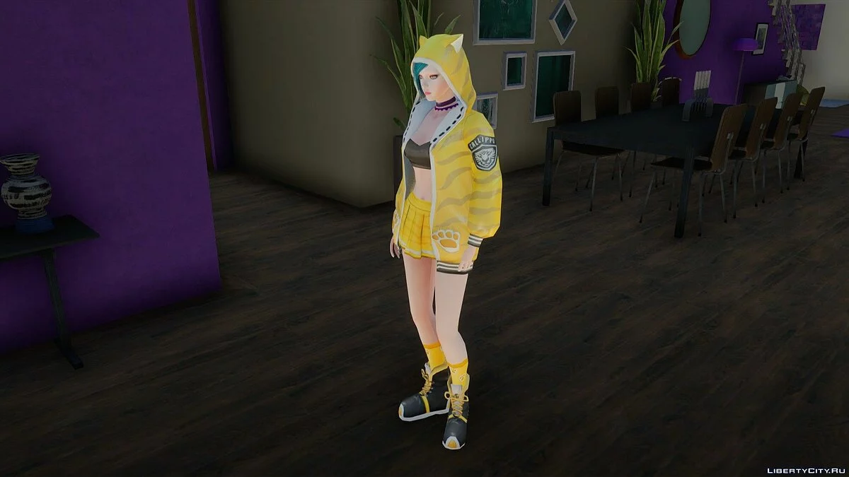 Traje de Tigre Cero de Cyber Hunter / GTA San Andreas