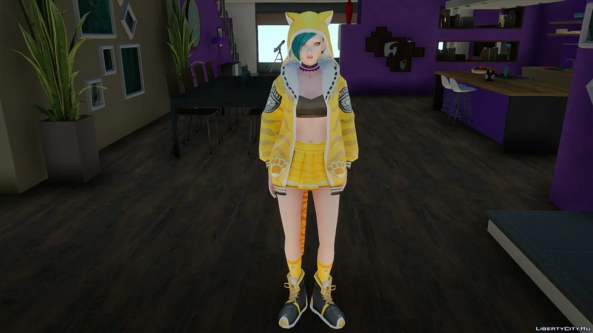 Traje de Tigre Cero de Cyber Hunter / GTA San Andreas