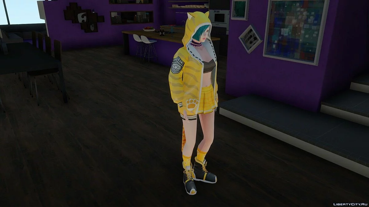 Traje de Tigre Cero de Cyber Hunter / GTA San Andreas