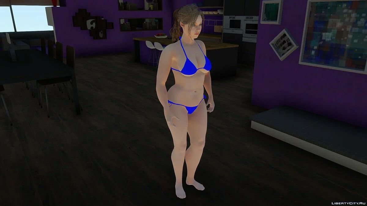 Claire Redfield yang seksi dalam bikini / GTA San Andreas