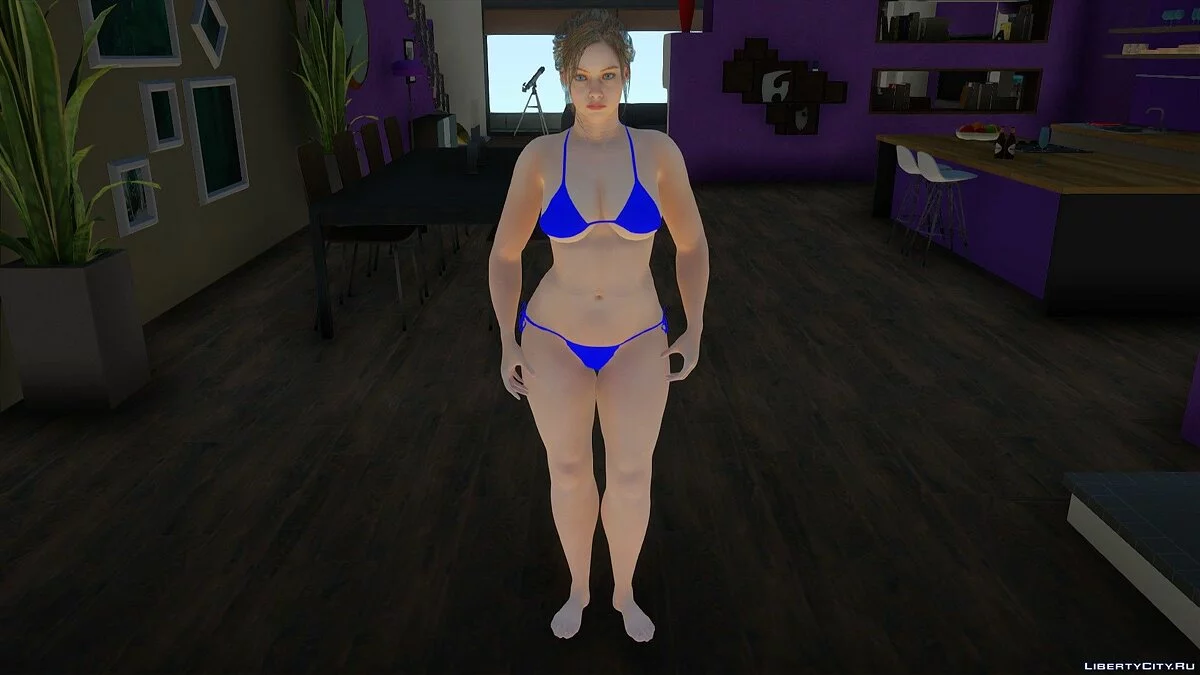 Claire Redfield yang seksi dalam bikini / GTA San Andreas