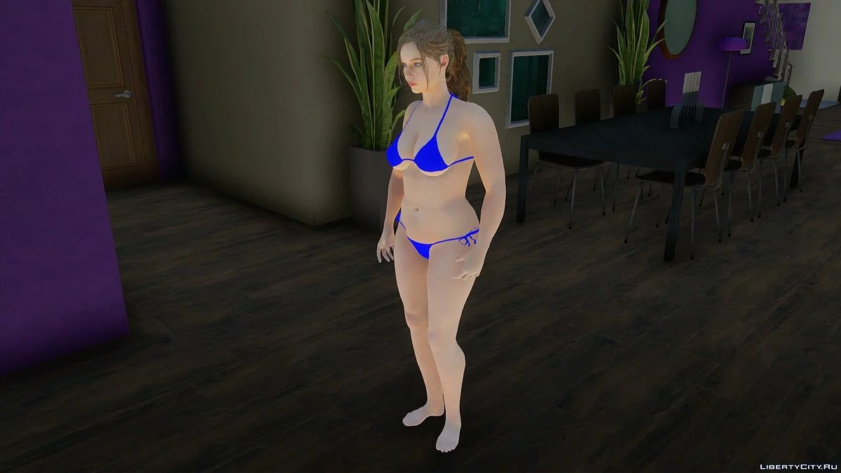 Claire Redfield yang seksi dalam bikini / GTA San Andreas