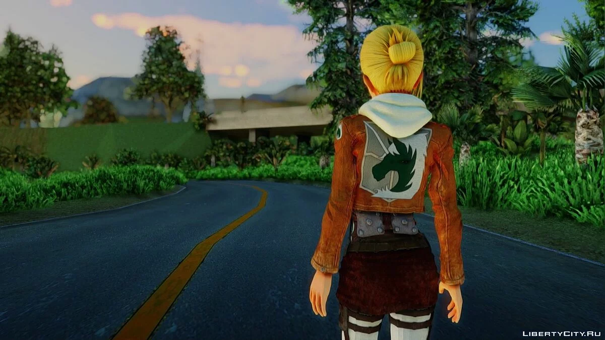 Енні Леонхарт з Shingeki No Kyojin / GTA San Andreas