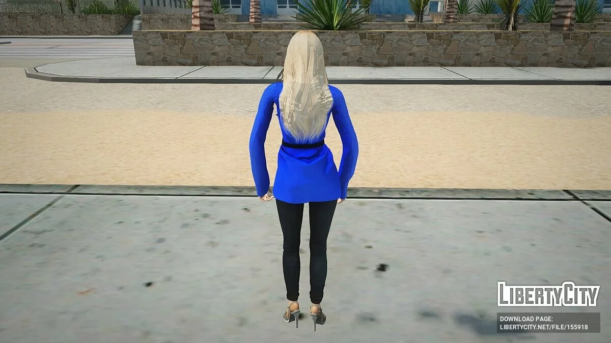 Helena Douglas in casual clothes v28 / GTA San Andreas