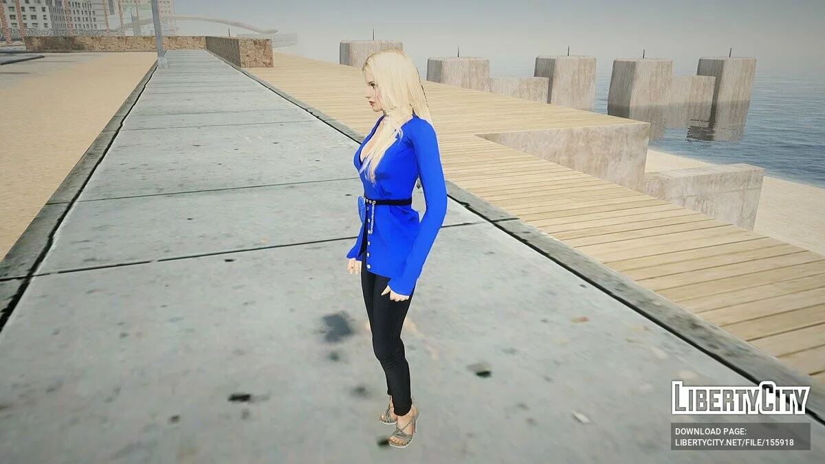 Helena Douglas in casual clothes v28 / GTA San Andreas