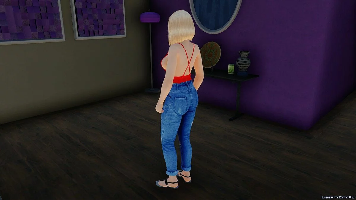Helena Douglas dalam pakaian sehari-hari v20 / GTA San Andreas
