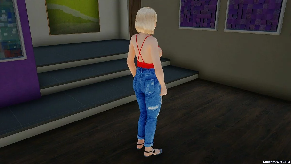 Helena Douglas dalam pakaian sehari-hari v20 / GTA San Andreas
