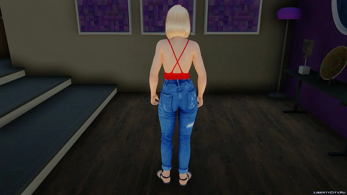 Helena Douglas dalam pakaian sehari-hari v20 / GTA San Andreas