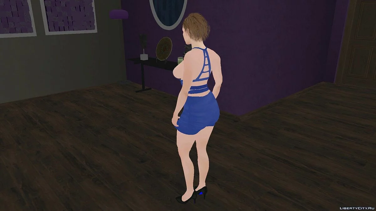 Клер Редфілд у синій сукні / GTA San Andreas