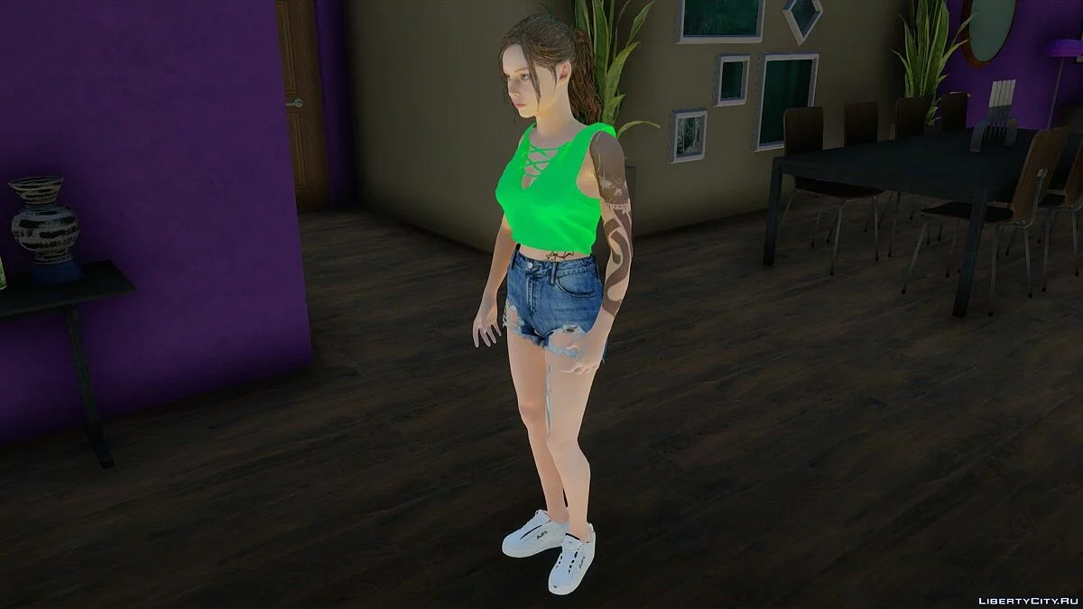 Claire Redfield in Casual Wear / GTA San Andreas