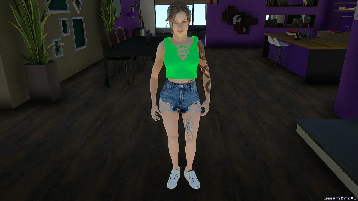 Claire Redfield in Casual Wear / GTA San Andreas