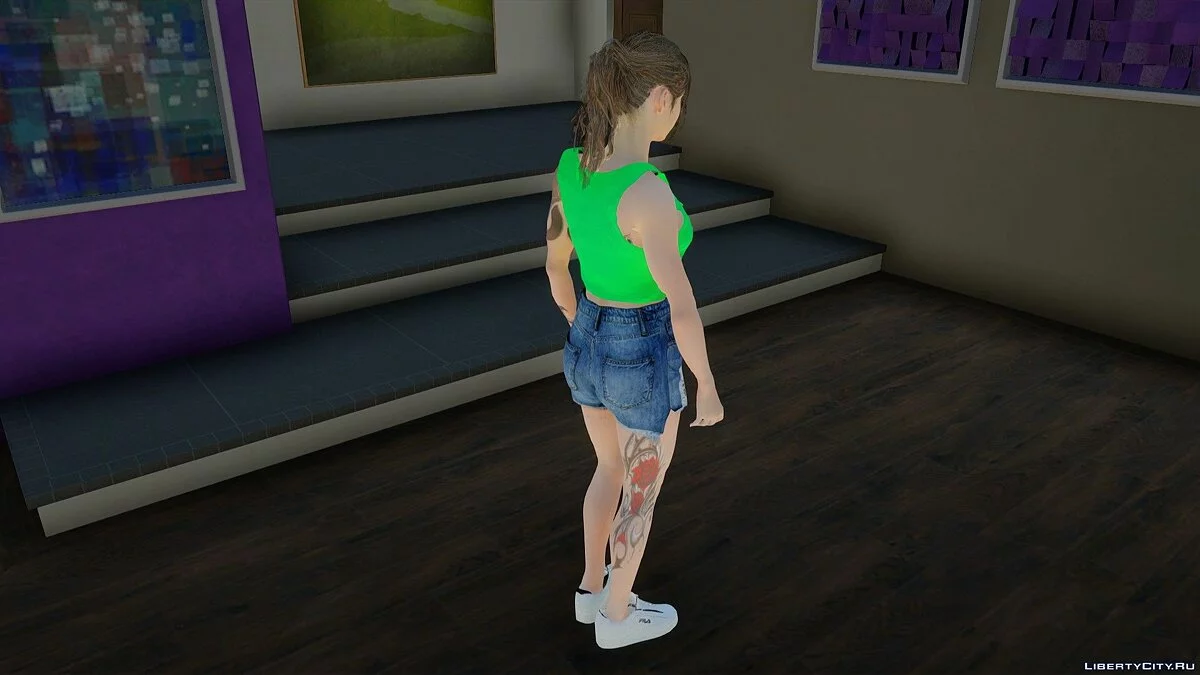 Claire Redfield in Casual Wear / GTA San Andreas