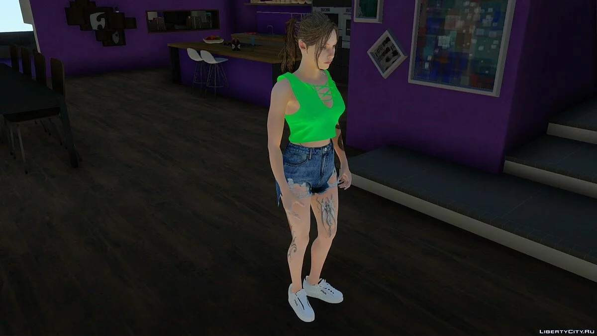 Claire Redfield in Casual Wear / GTA San Andreas