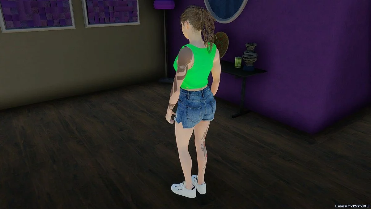 Claire Redfield in Casual Wear / GTA San Andreas