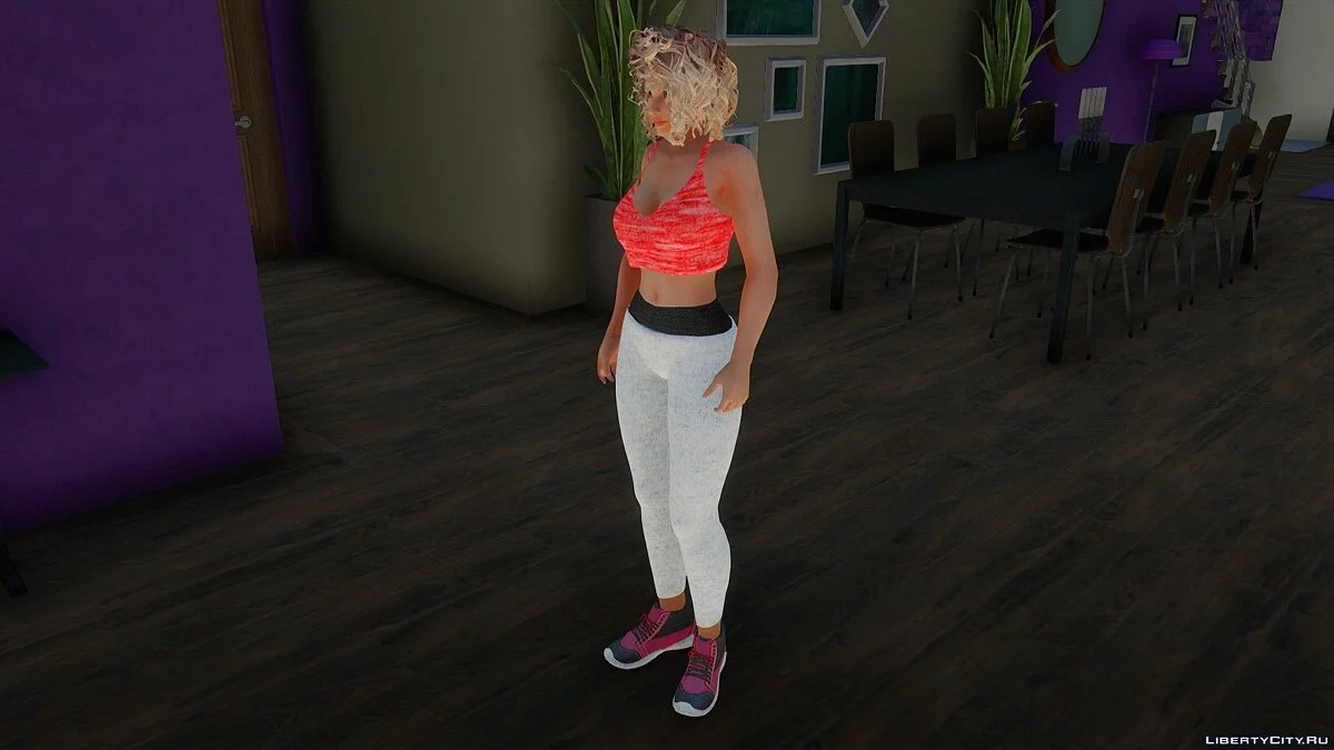 Lisa Hamilton im Alltagsoutfit v10 / GTA San Andreas