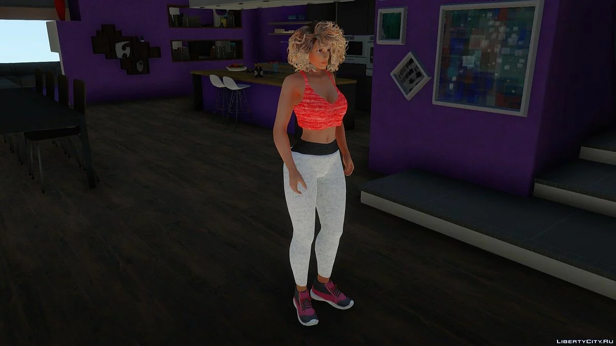 Lisa Hamilton im Alltagsoutfit v10 / GTA San Andreas