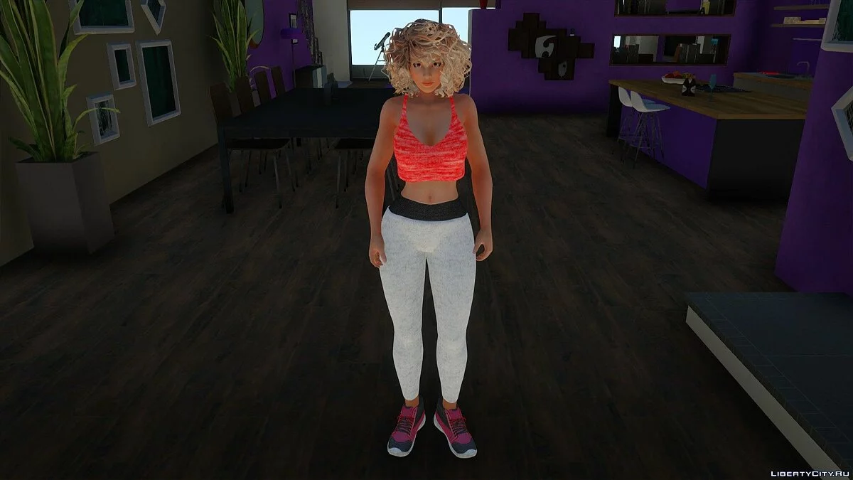 Lisa Hamilton im Alltagsoutfit v10 / GTA San Andreas
