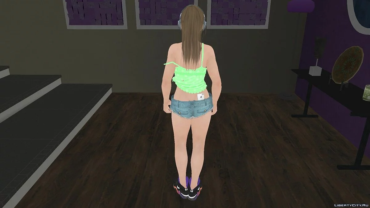 Misaki en tenue décontractée v9 / GTA San Andreas