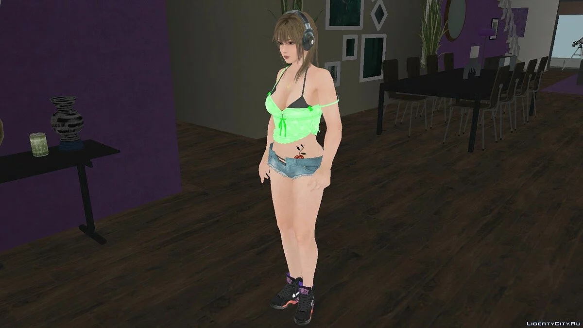 Misaki en tenue décontractée v9 / GTA San Andreas