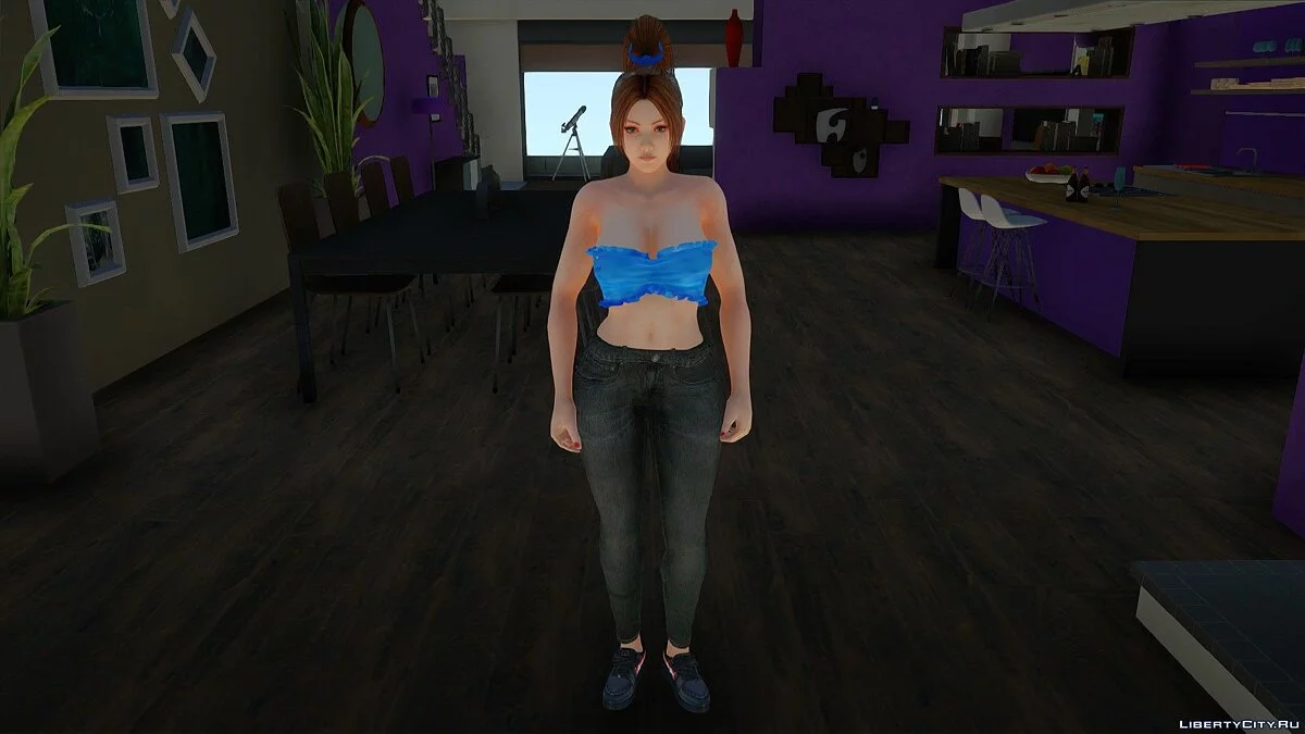 Mai Shiranui in Casual Outfit v12 / GTA San Andreas