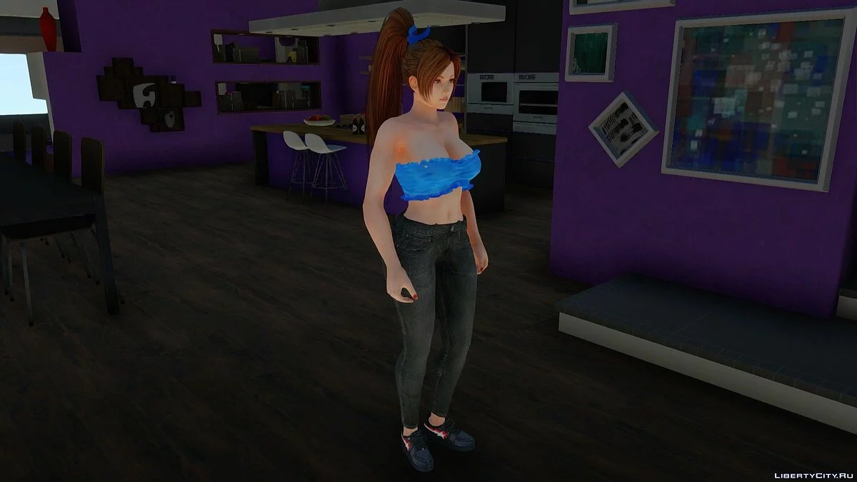 Mai Shiranui in Casual Outfit v12 / GTA San Andreas