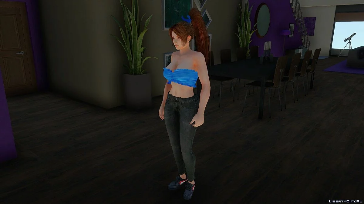 Mai Shiranui in Casual Outfit v12 / GTA San Andreas