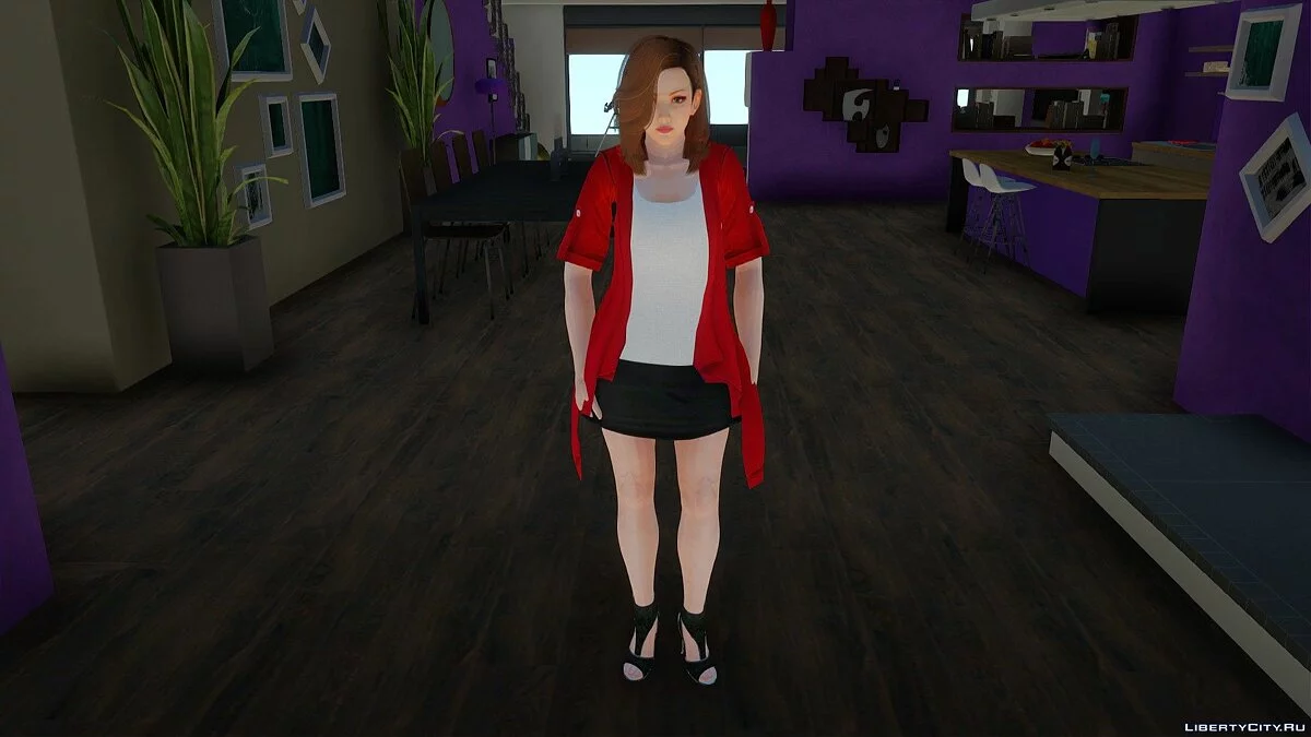 Mai Shiranui im Alltagslook v11 / GTA San Andreas