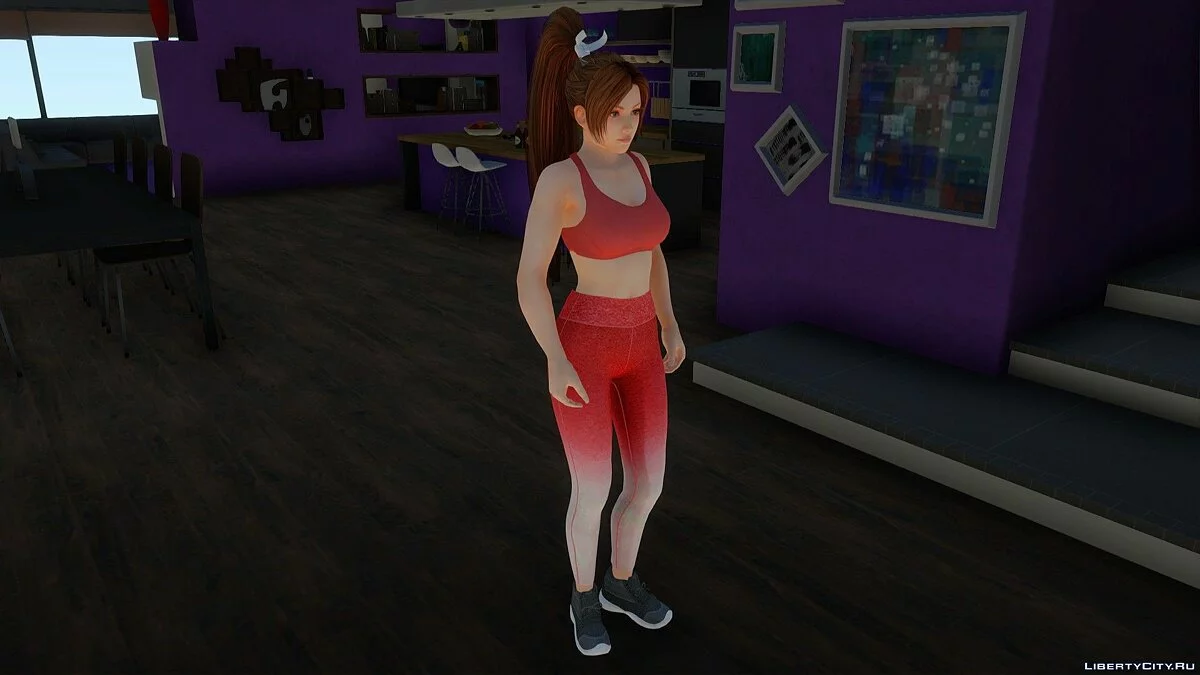 Mai Shiranui en tenue de sport / GTA San Andreas