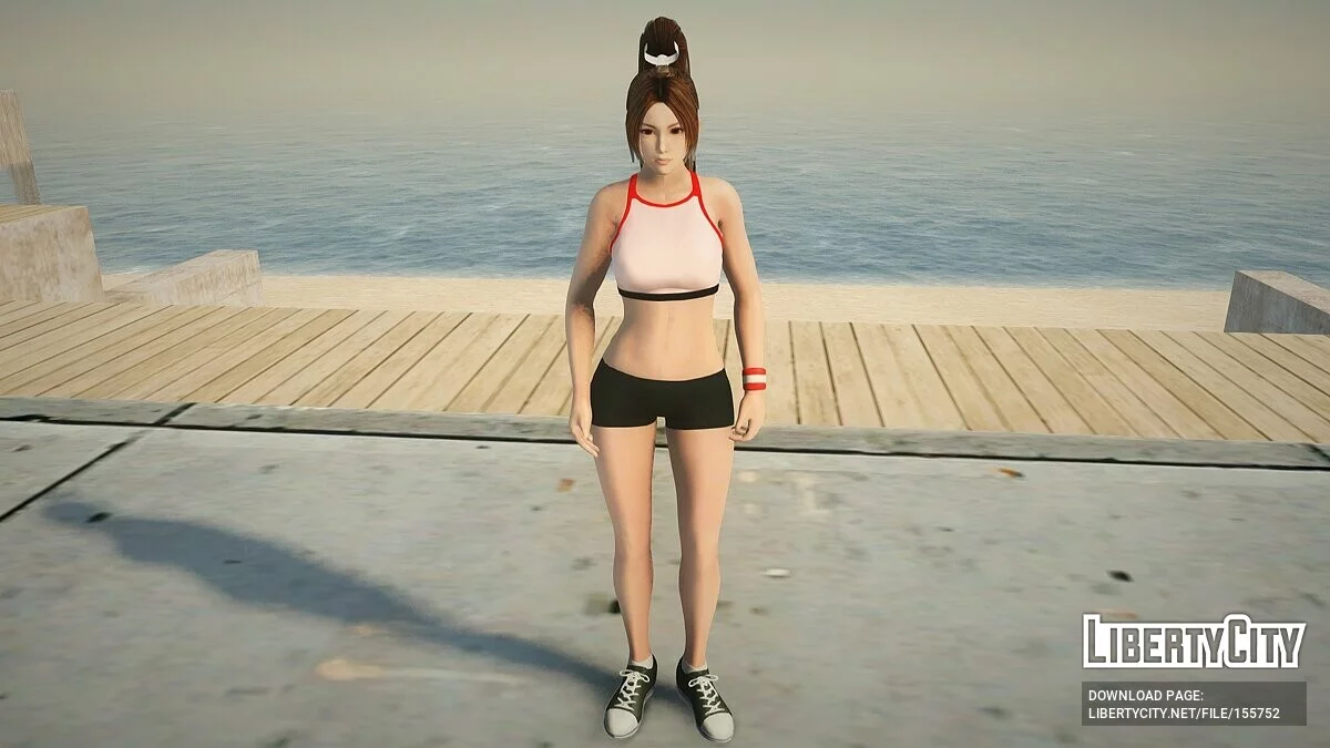 Mai Shiranui en traje deportivo / GTA San Andreas