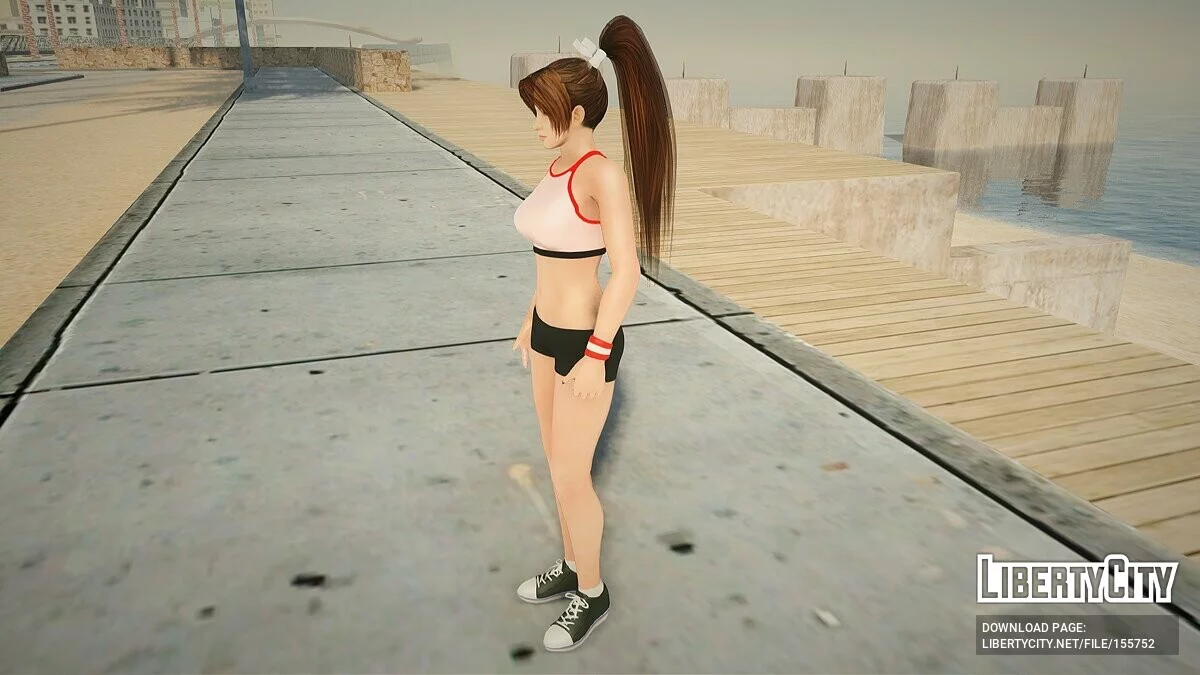 Mai Shiranui en traje deportivo / GTA San Andreas
