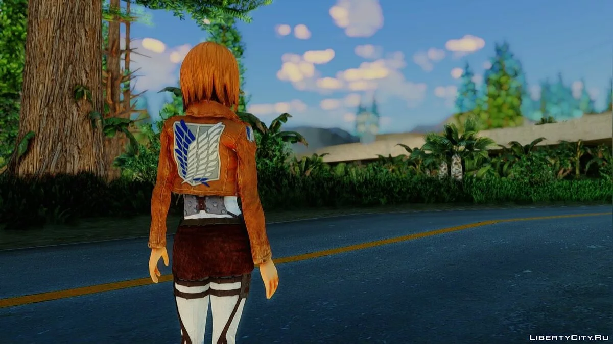 Петра Рал з Shingeki No Kyojin / GTA San Andreas