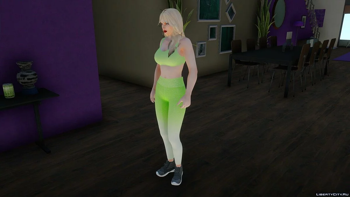 Rachel en tenue de sport / GTA San Andreas