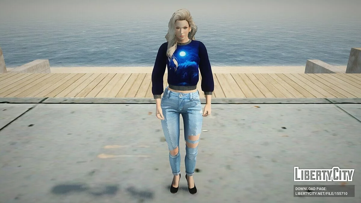 Sarah Bryant em roupas casuais v3 / GTA San Andreas