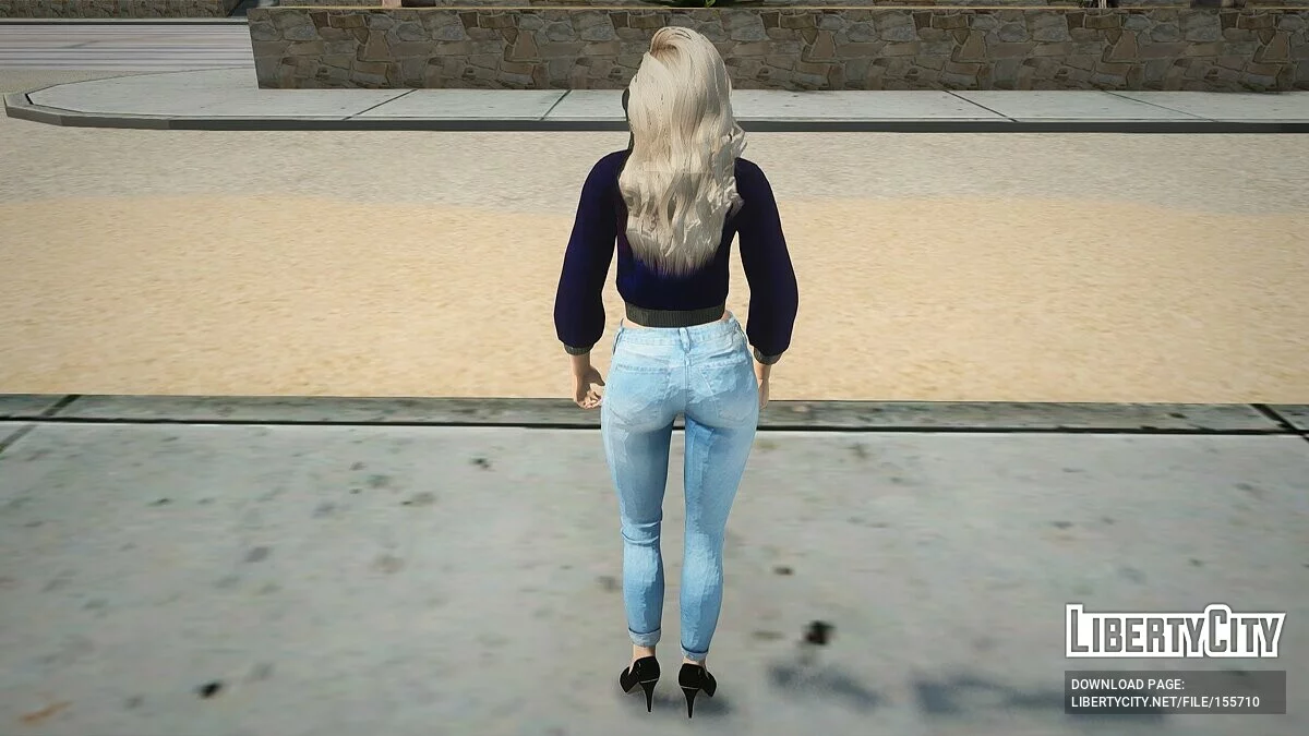 Sarah Bryant em roupas casuais v3 / GTA San Andreas