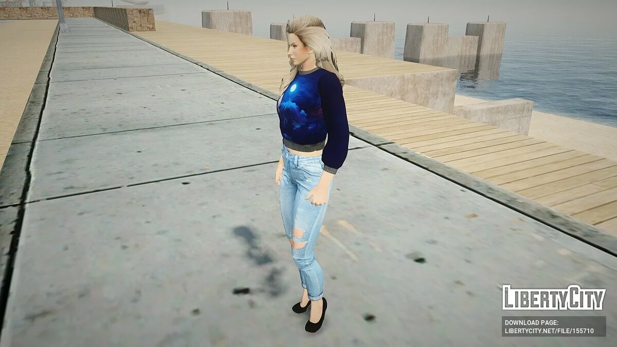 Sarah Bryant em roupas casuais v3 / GTA San Andreas